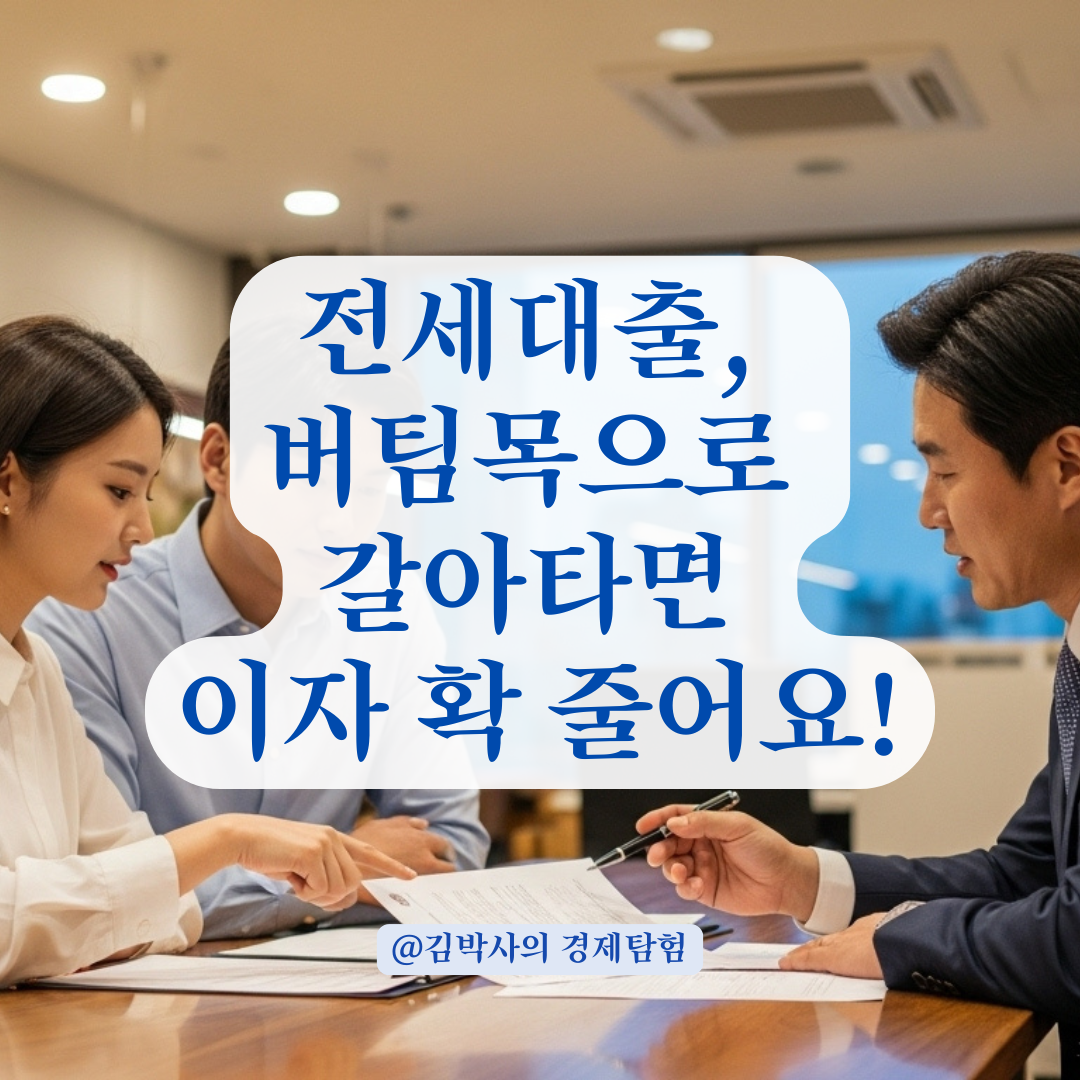 기존 전세대출에서 버팀목 전세대출로 갈아타기, 대환 조건과 절차 총정리.