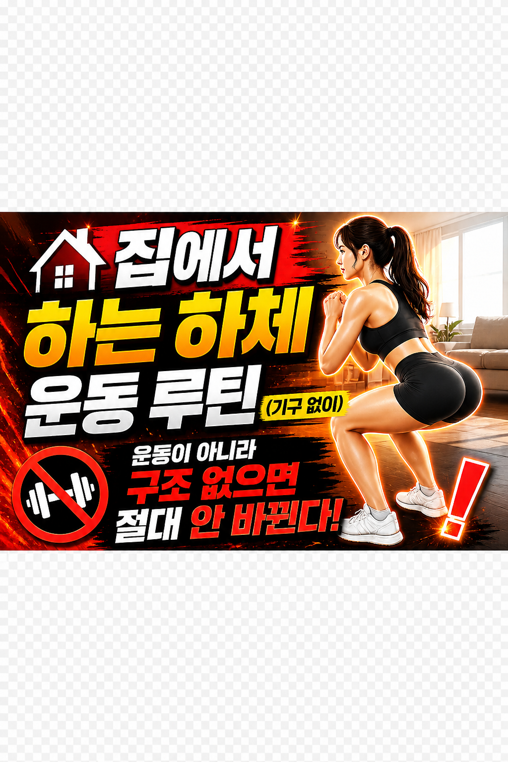 집에서 하는 하체 운동 루틴