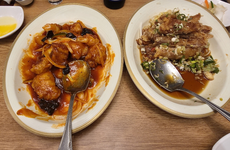 중국집 요리 모습이다.