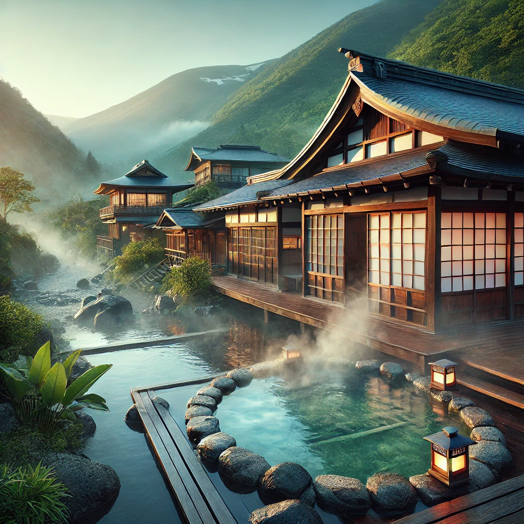 일본 온천 비교