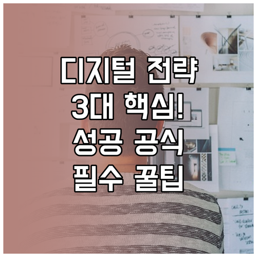 고도화된 디지털 전략 성공을 위한 3..