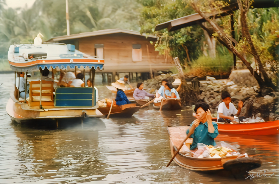 방콕 수상 시장