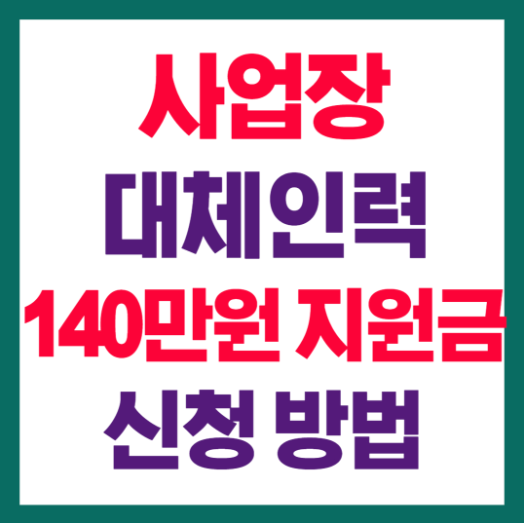 사업장 지원금 신청방법