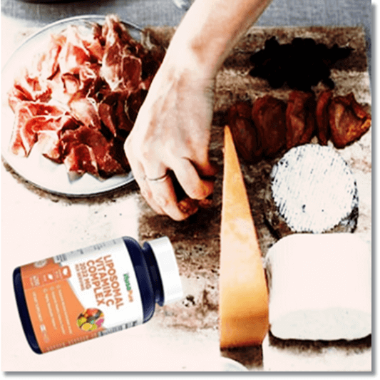 비타민 C가 풍부한 모로실 오렌지와 리포좀 비타민 C