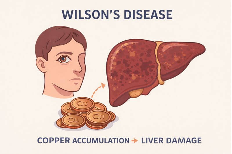 윌슨병 구리 축적 간질환