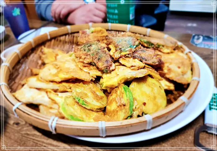 사당 이수 맛집 모듬전, 육전, 동그랑땡, 홍어무침