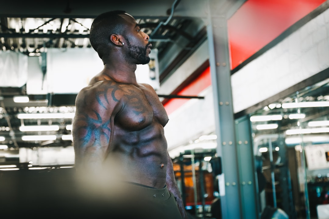 Upper body.
