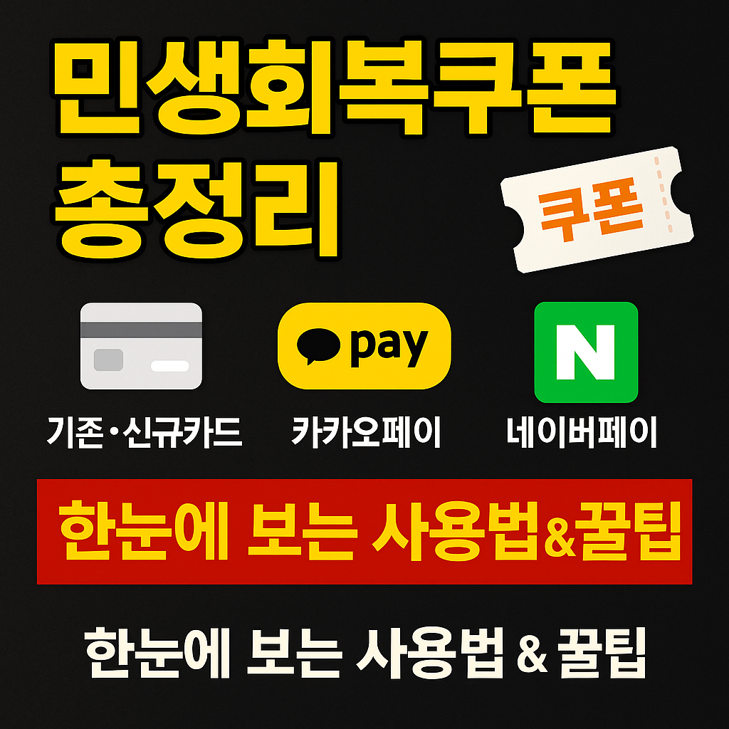 민생회복쿠폰