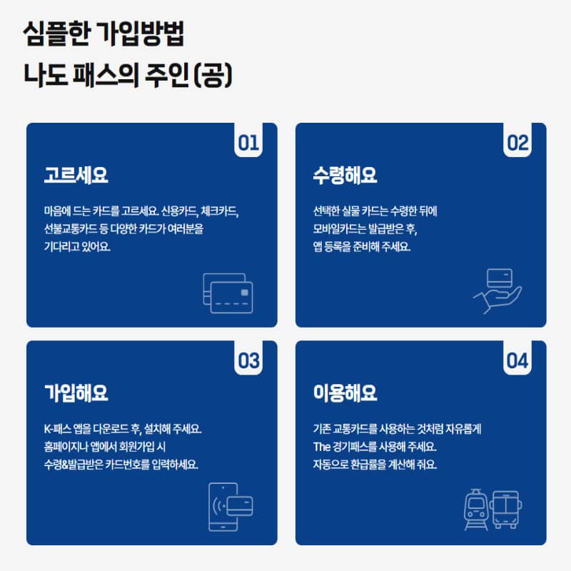 더 경기패스 가입 방법