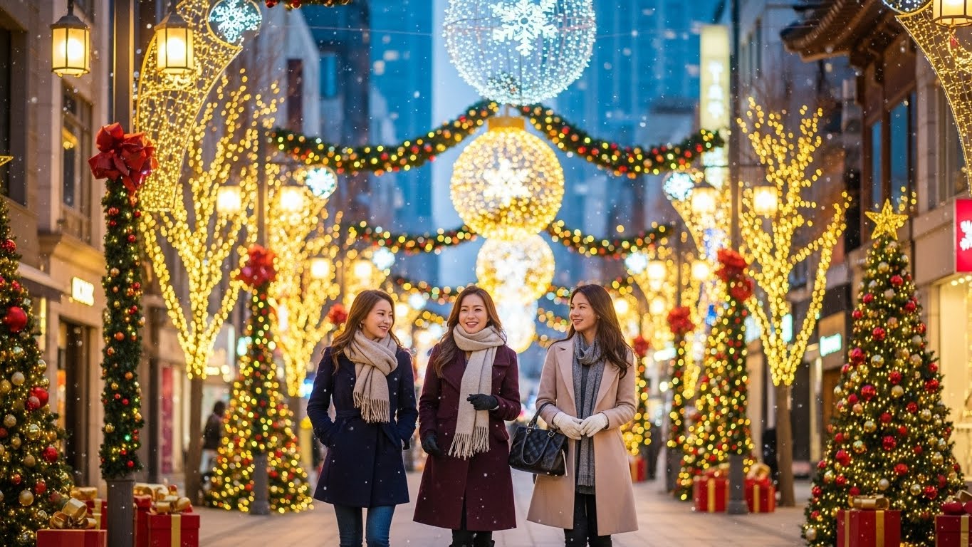 크리스마스 길거리