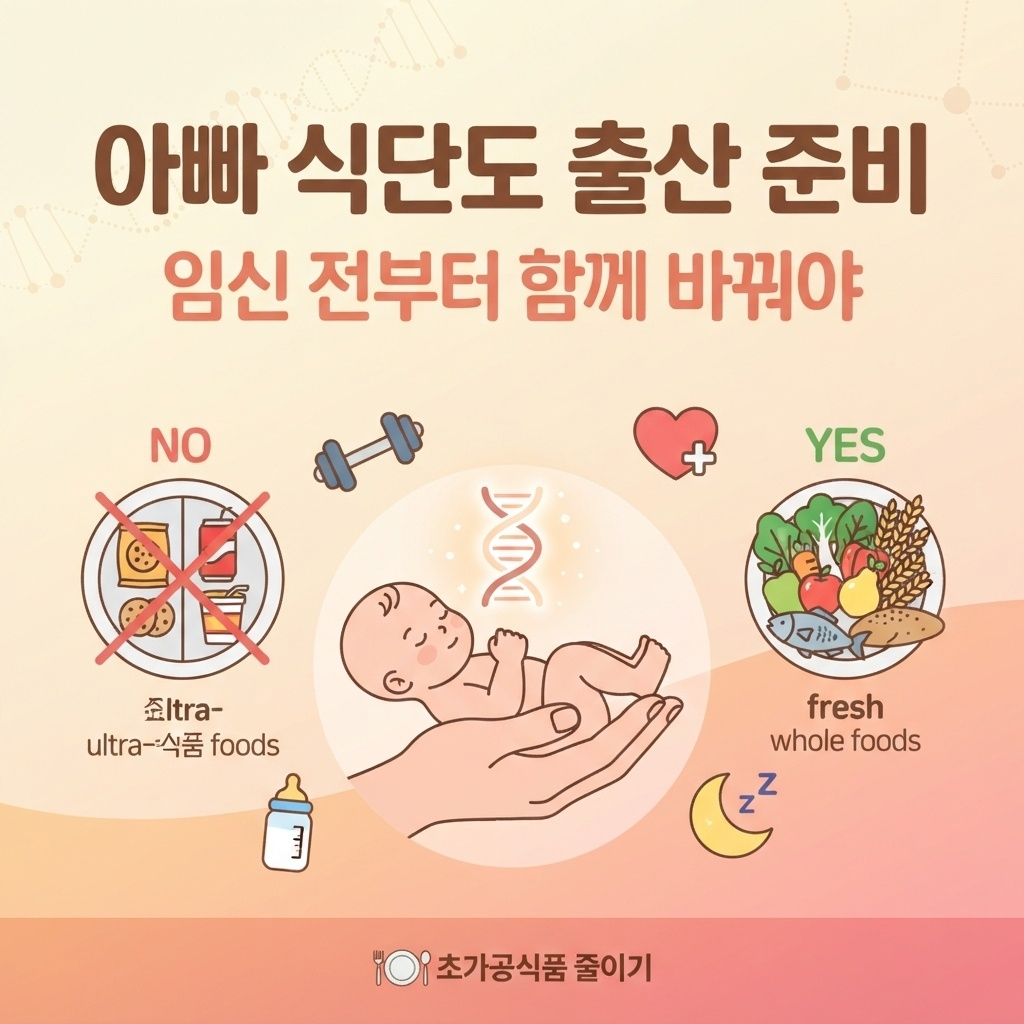 "엄마만 관리하면 끝?"…아빠 식습관 도 태어날 아이 건강에 영향
