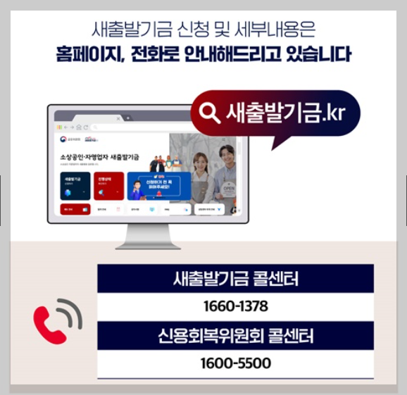 소상공인ㆍ자영업자 새출발기금대상 - 홈페이지, 채무조정, 신청방법