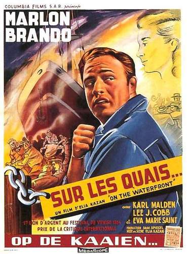 영화 워터프론트(On the waterfront, 1954) 포스터
