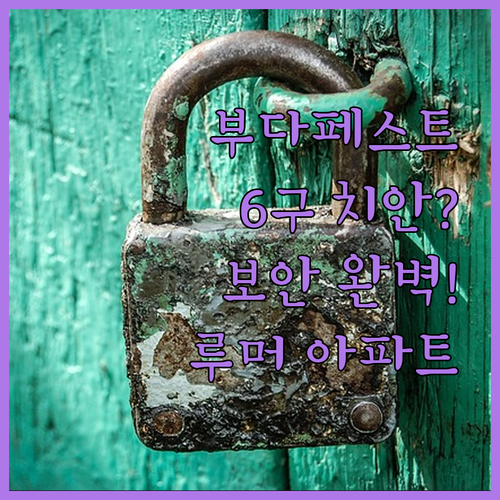 부다페스트 루머 아파트먼트 보안 시설..
