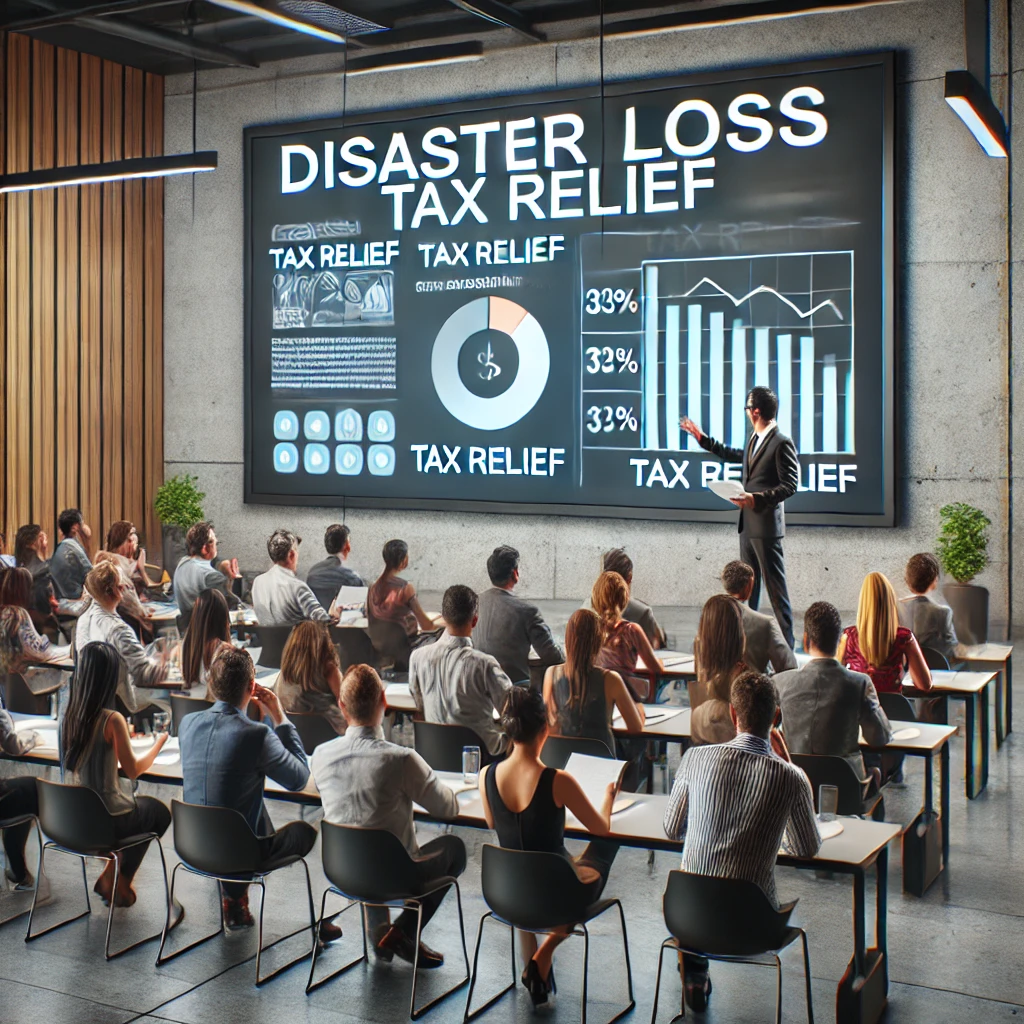 연말정산 재해손실 세액공제 관련 그림