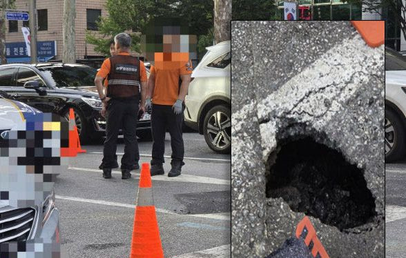 강남 대치동 한복판에서 발생한 싱크홀, 그 현장과 원인