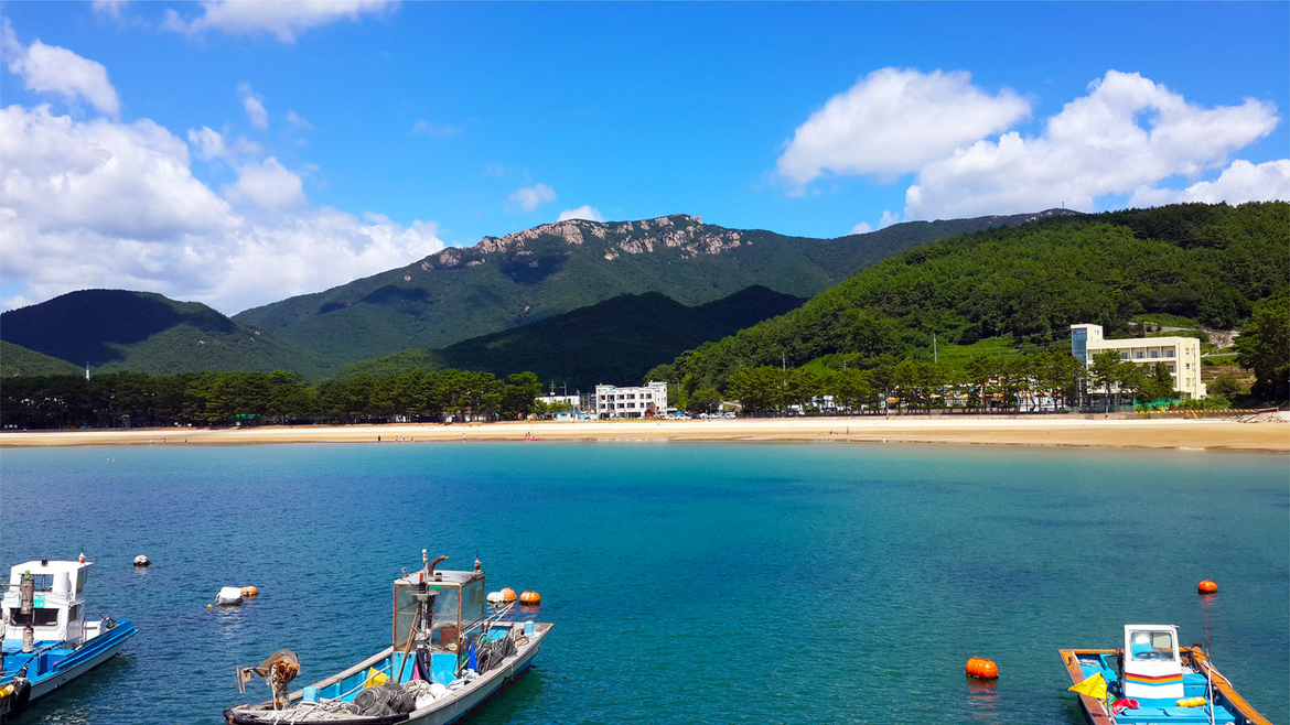 상주 은모래비치 전경