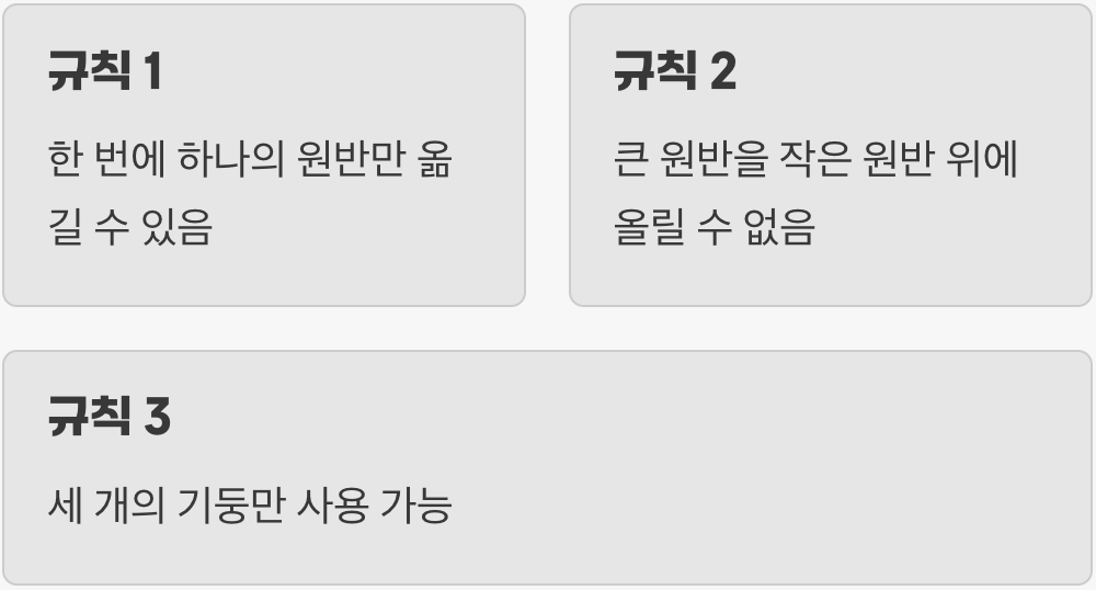 세상에서 가장 간단한 세 가지 규칙