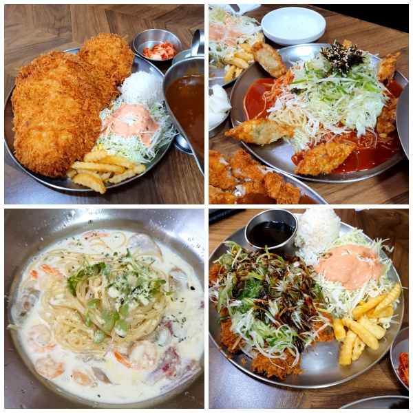 왕돈까스 메뉴판