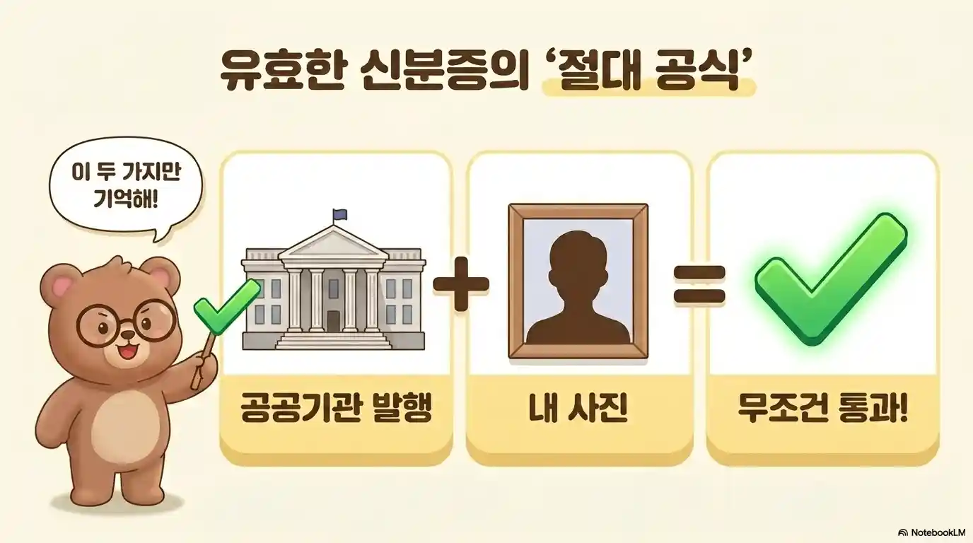사전투표 유효 신분증 절대 공식 - 공공기관 발행 플러스 사진 부착 두 조건 충족 시 투표소 무조건 통과