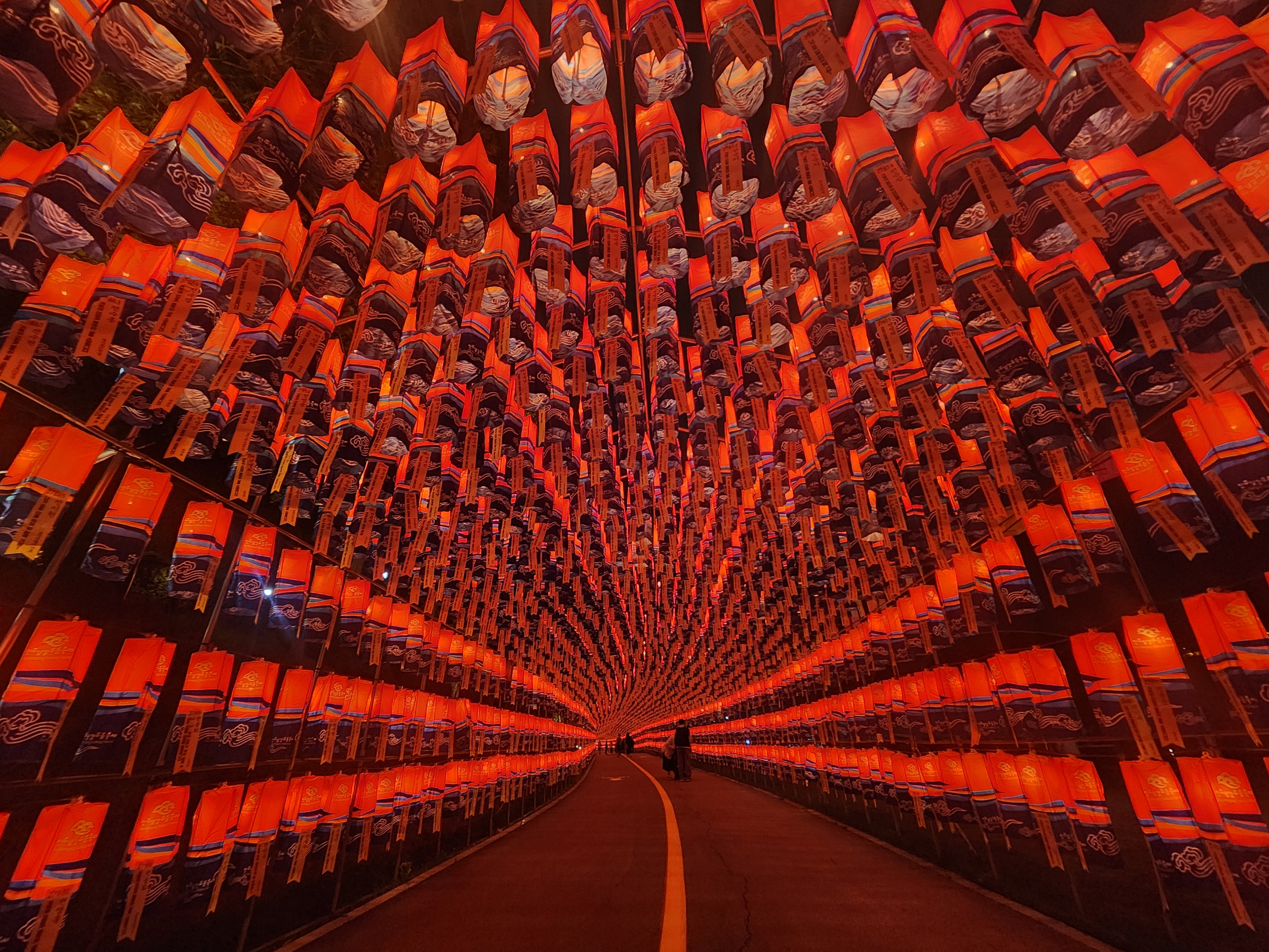 진주남강유등축제 소망등 전경사진