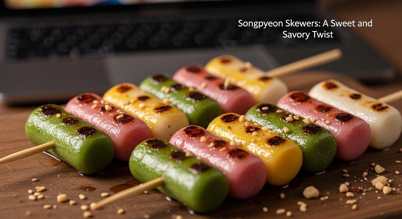 송편구이 꼬치