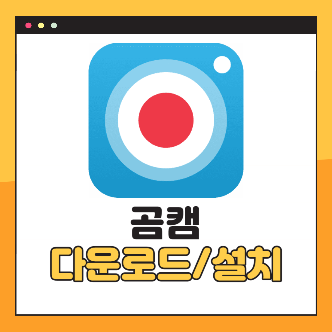 곰캠 다운로드