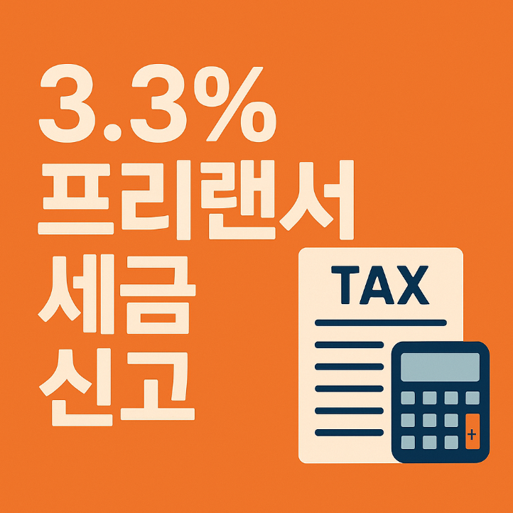 “프리랜서 3.3% 세금, 환급받는 신고법”