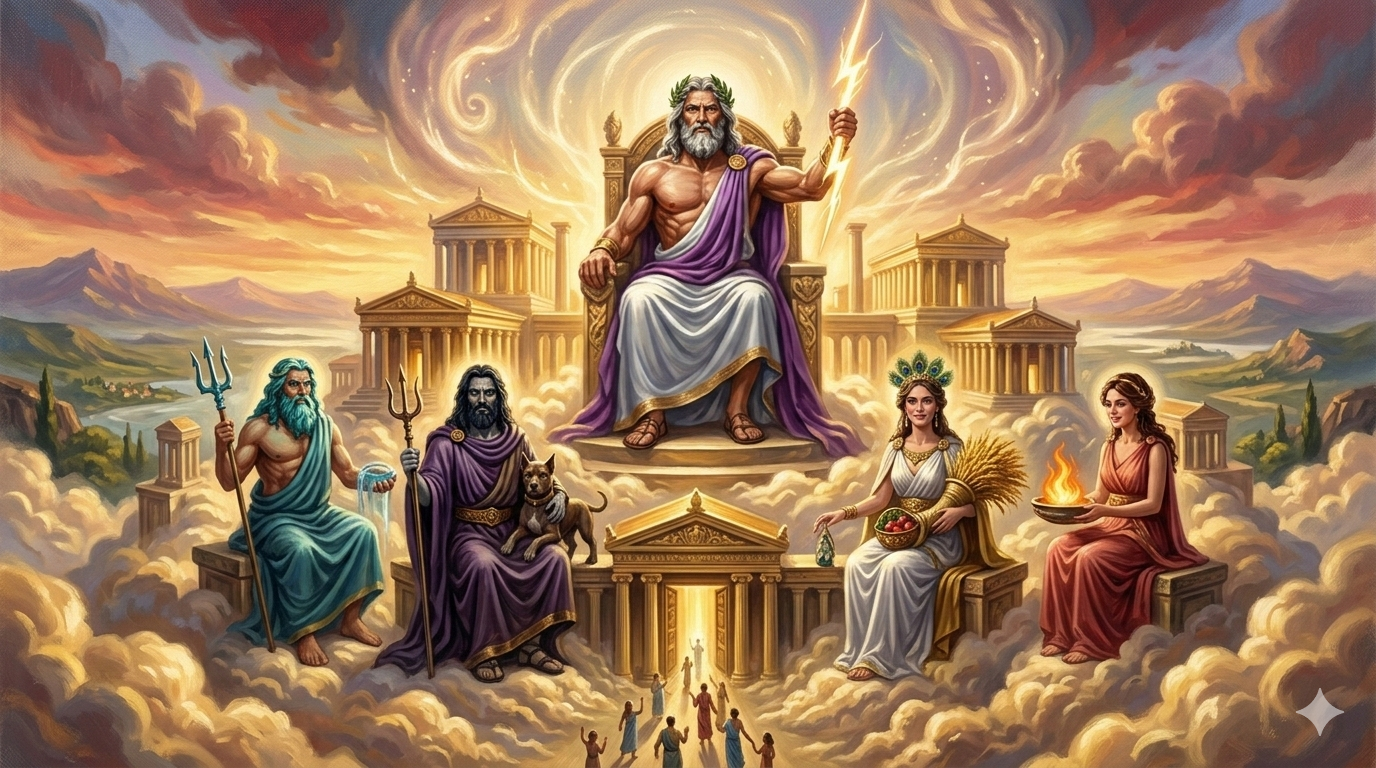 그리스로마신화 노래 제우스 크로노스 포세이돈 하데스 헤라