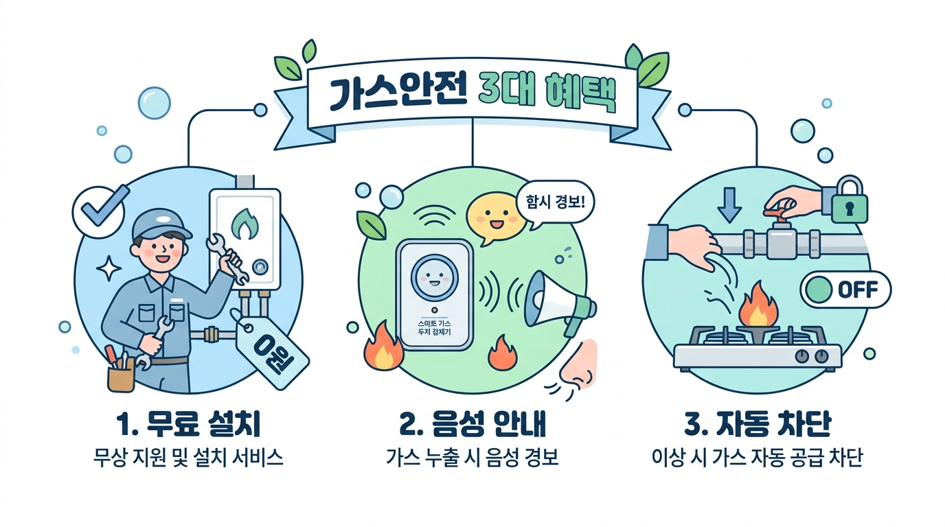가스자동차단기 혜택 인포그래픽 지원 대상