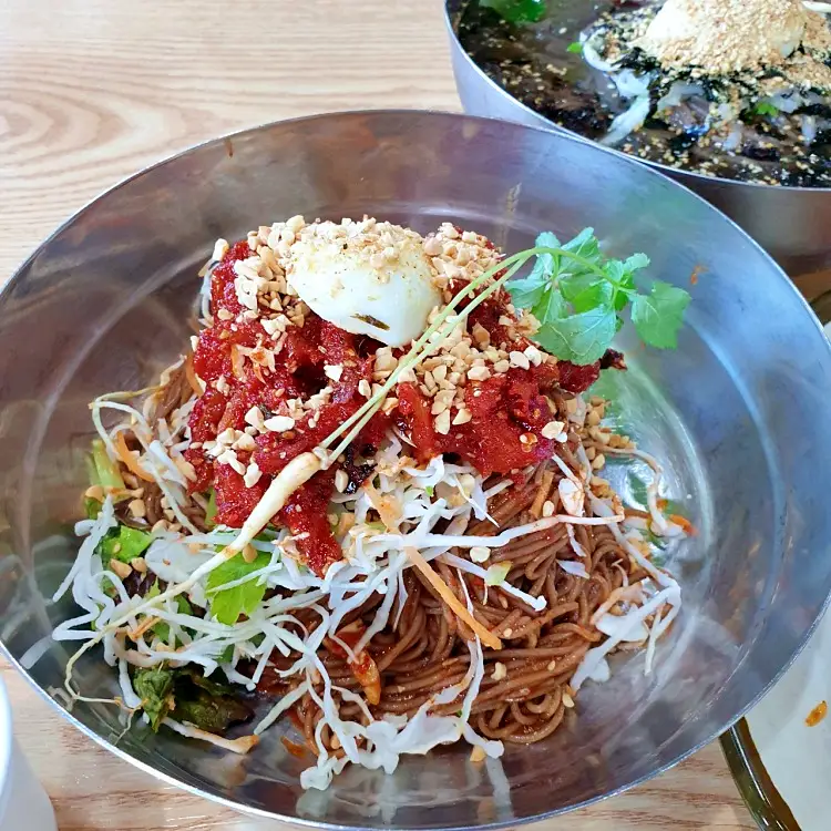 새싹삼 물막국수, 새싹삼 비빔막국수, 막국수 맛있는 곳 추천