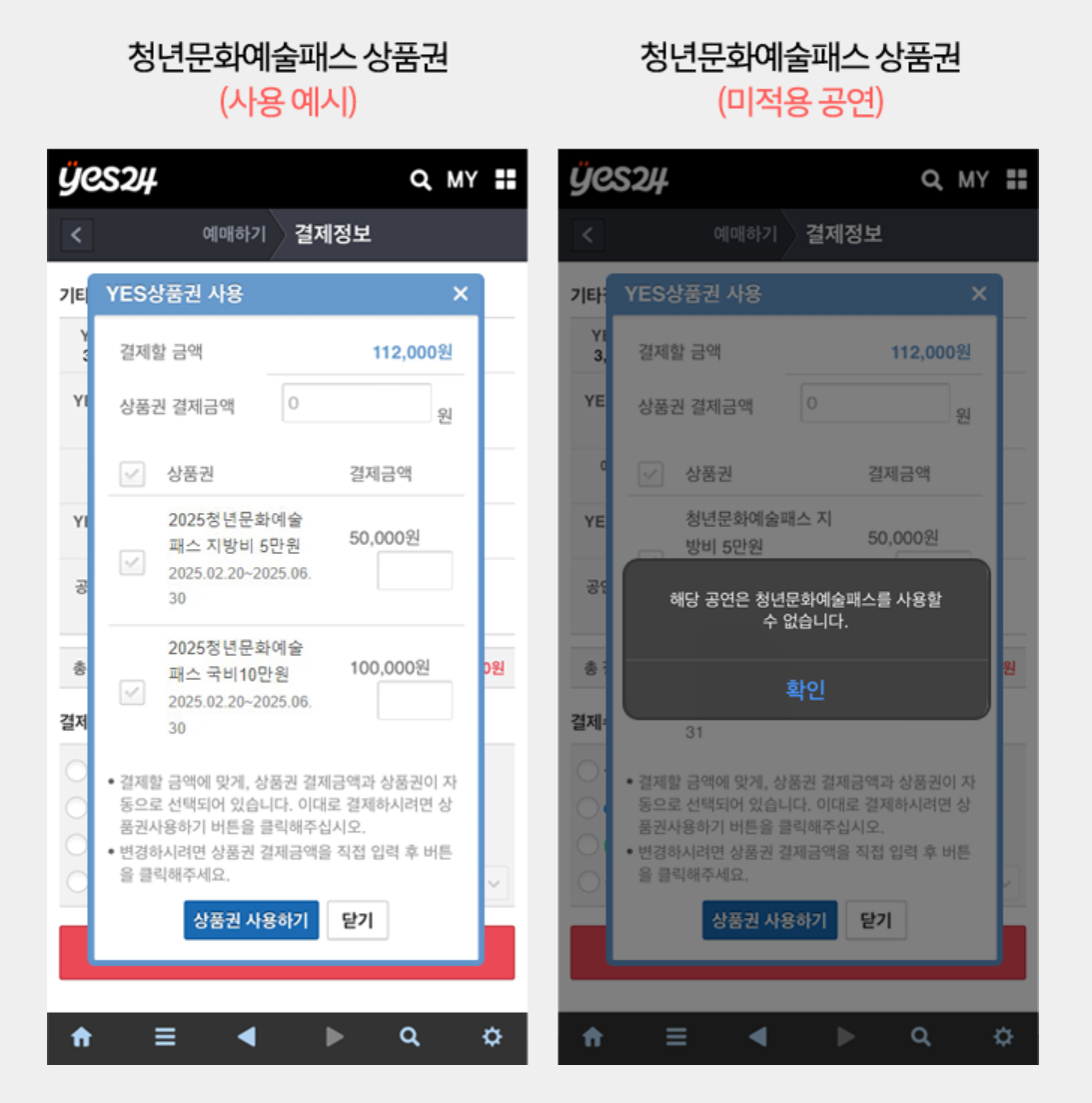 청년 문화예술패스 사용방법
