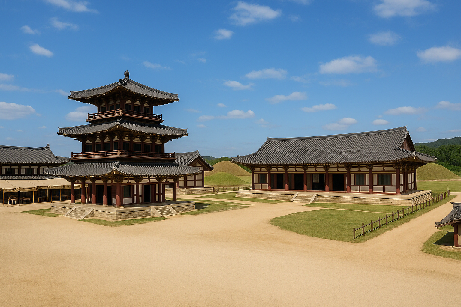 백제문화단지 실사 이미지