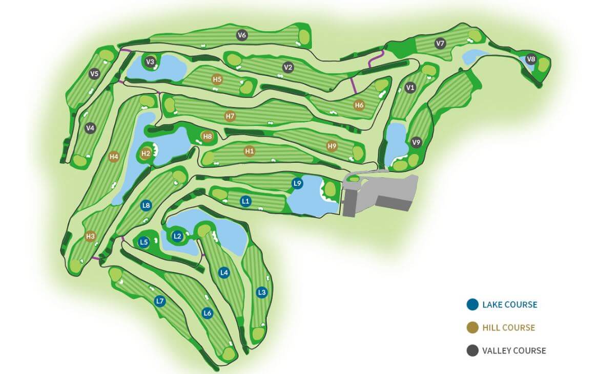 힐데스하임CC 전체 코스