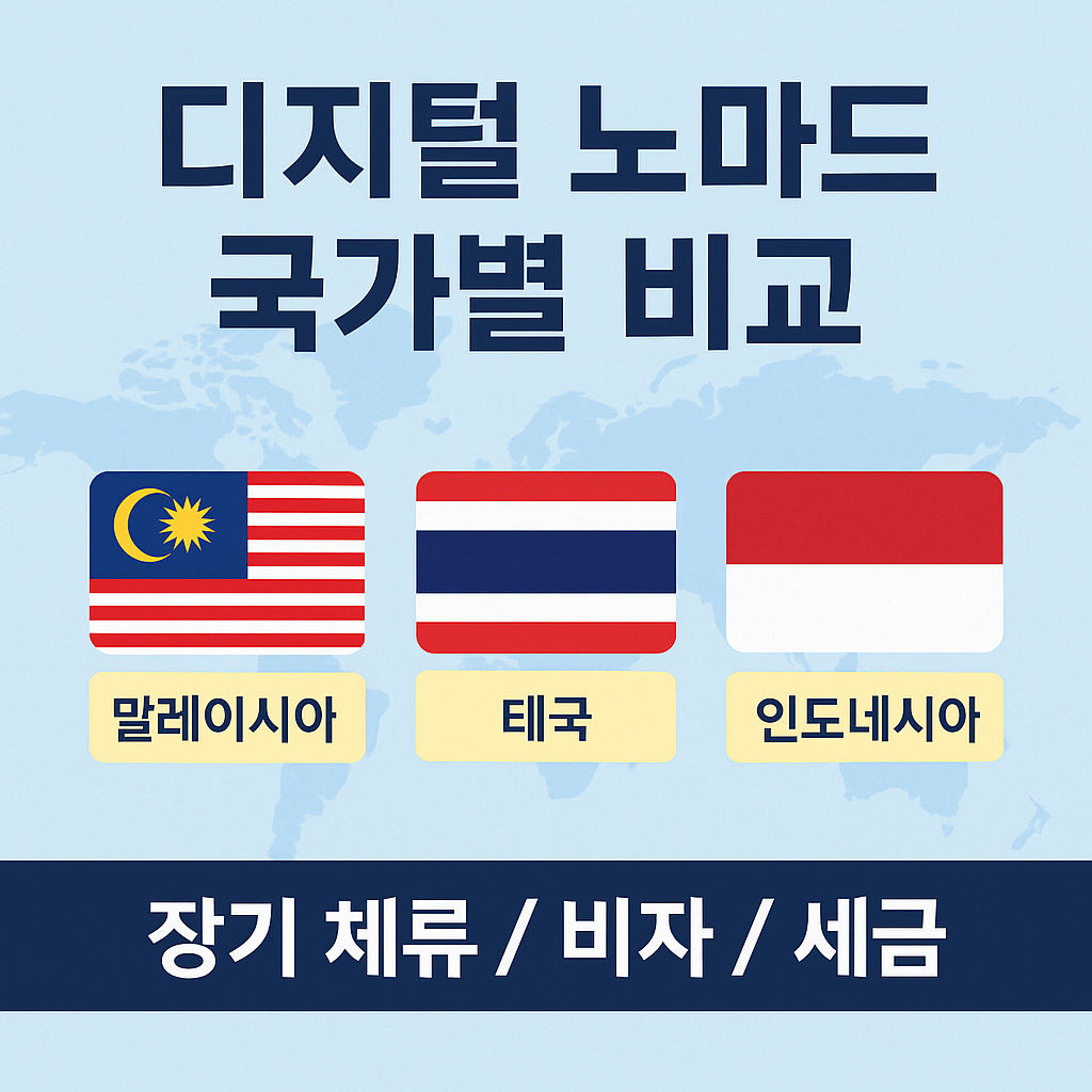 디지털 노마드 국가별 비교