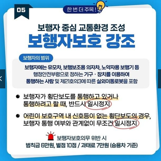 2025 신호위반 범칙금 및 과태료
