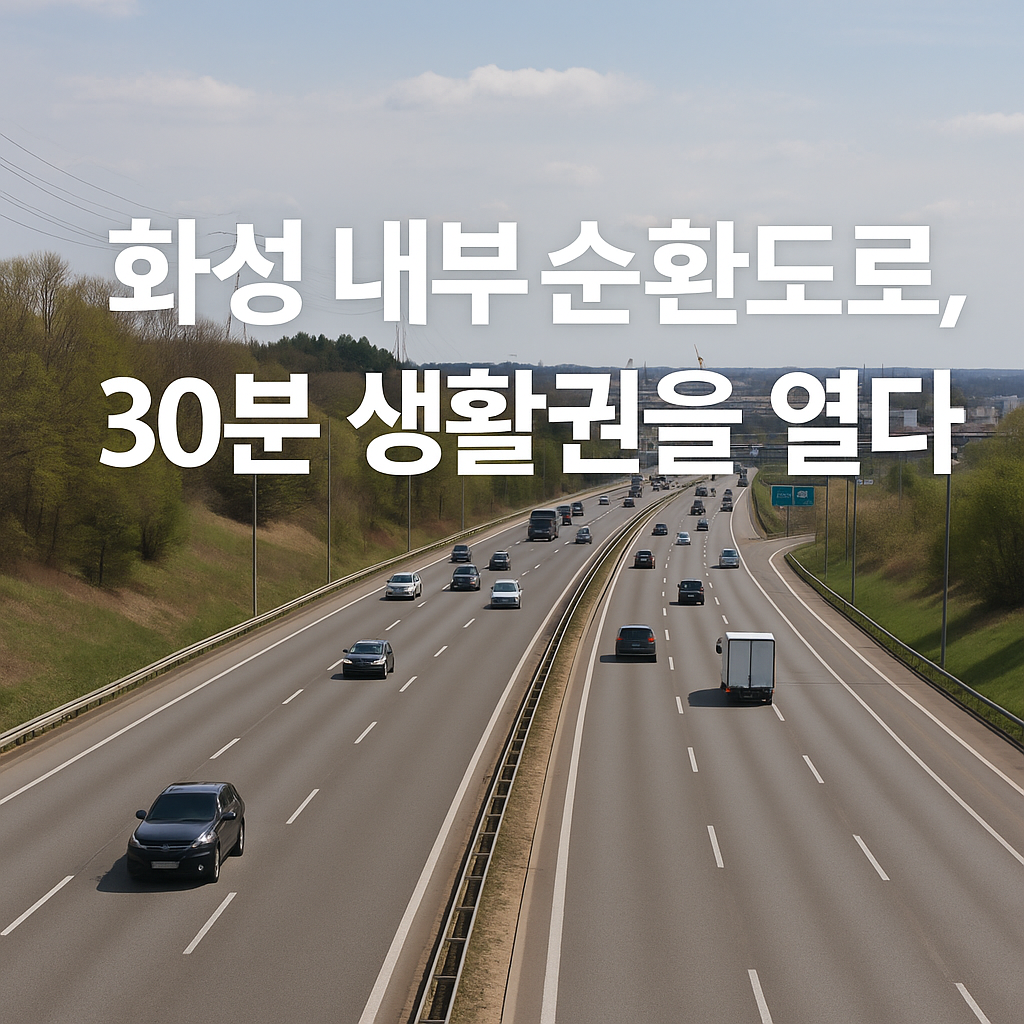 025 화성 내부 순환도로 개통 소식