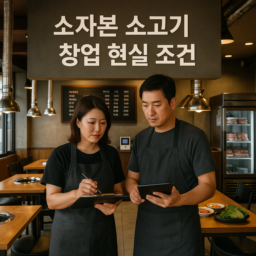 소자본 소고기 창업 현실 가능한 조건은