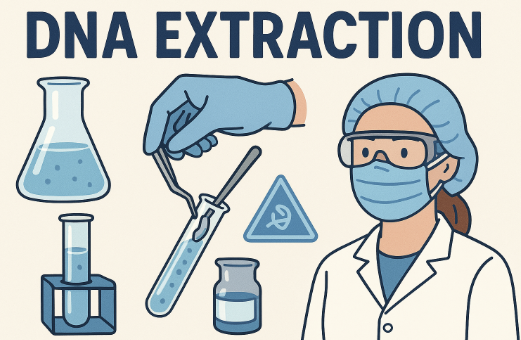 DNA 추출 실험을 위한 필수 장비와 안전한 실험 절차
