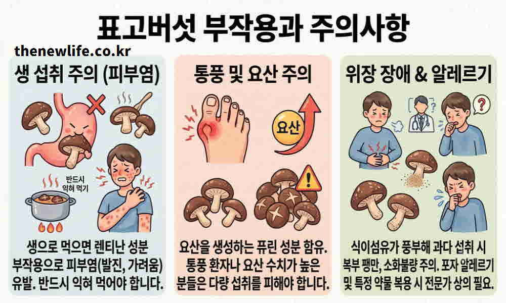표고버섯 효능 부작용