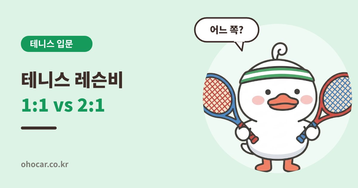 테니스 레슨비