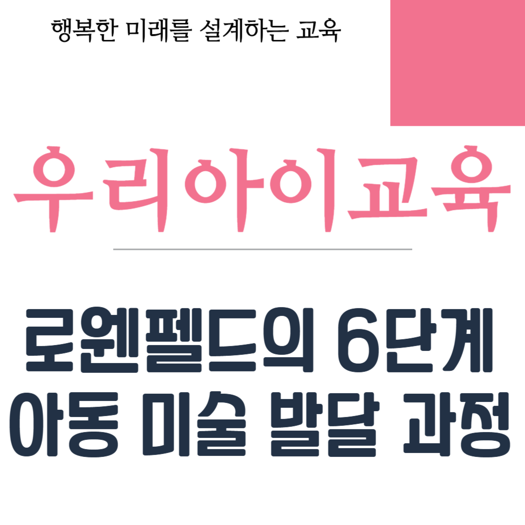 로웬펠드의 6단계 아동 미술 발달 과정