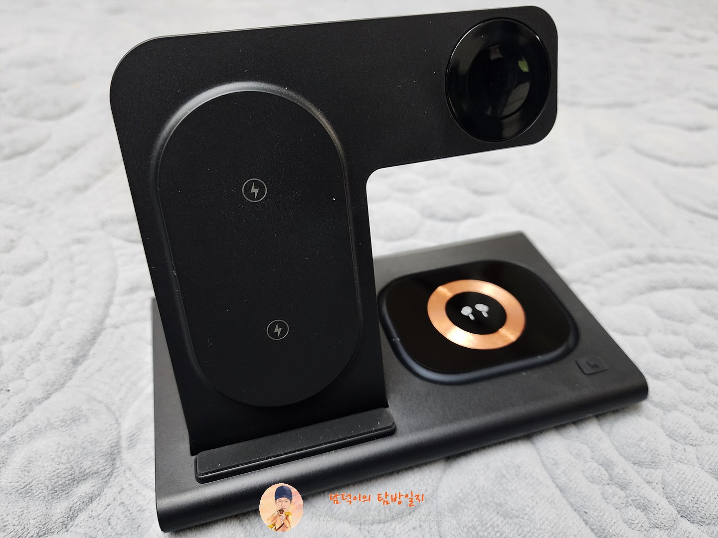 VIKEFON 4 in 1 접이식 무선 충전 스테이션