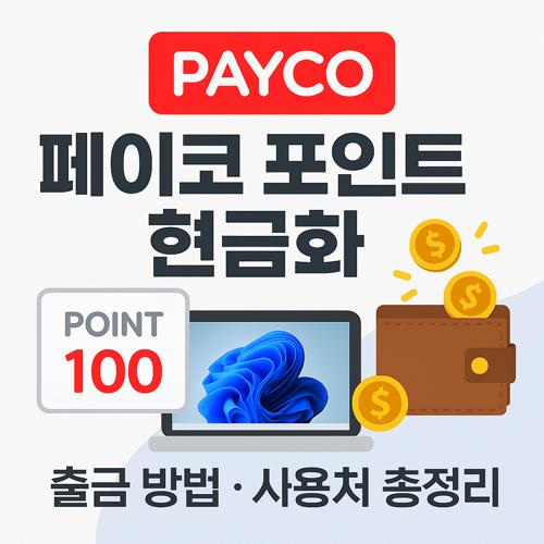 페이코 포인트 현금화 섬네일