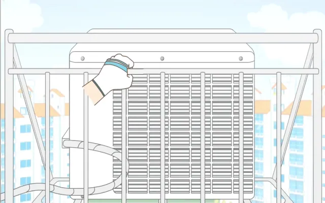 에어컨 실외기 소음 줄이기 진동 없애는법