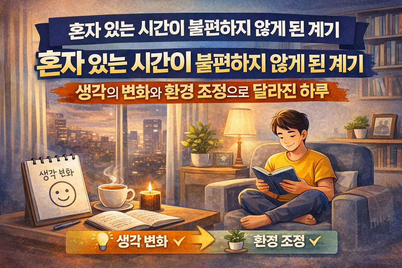 혼자 있는 시간이 불편하지 않게 된 계기