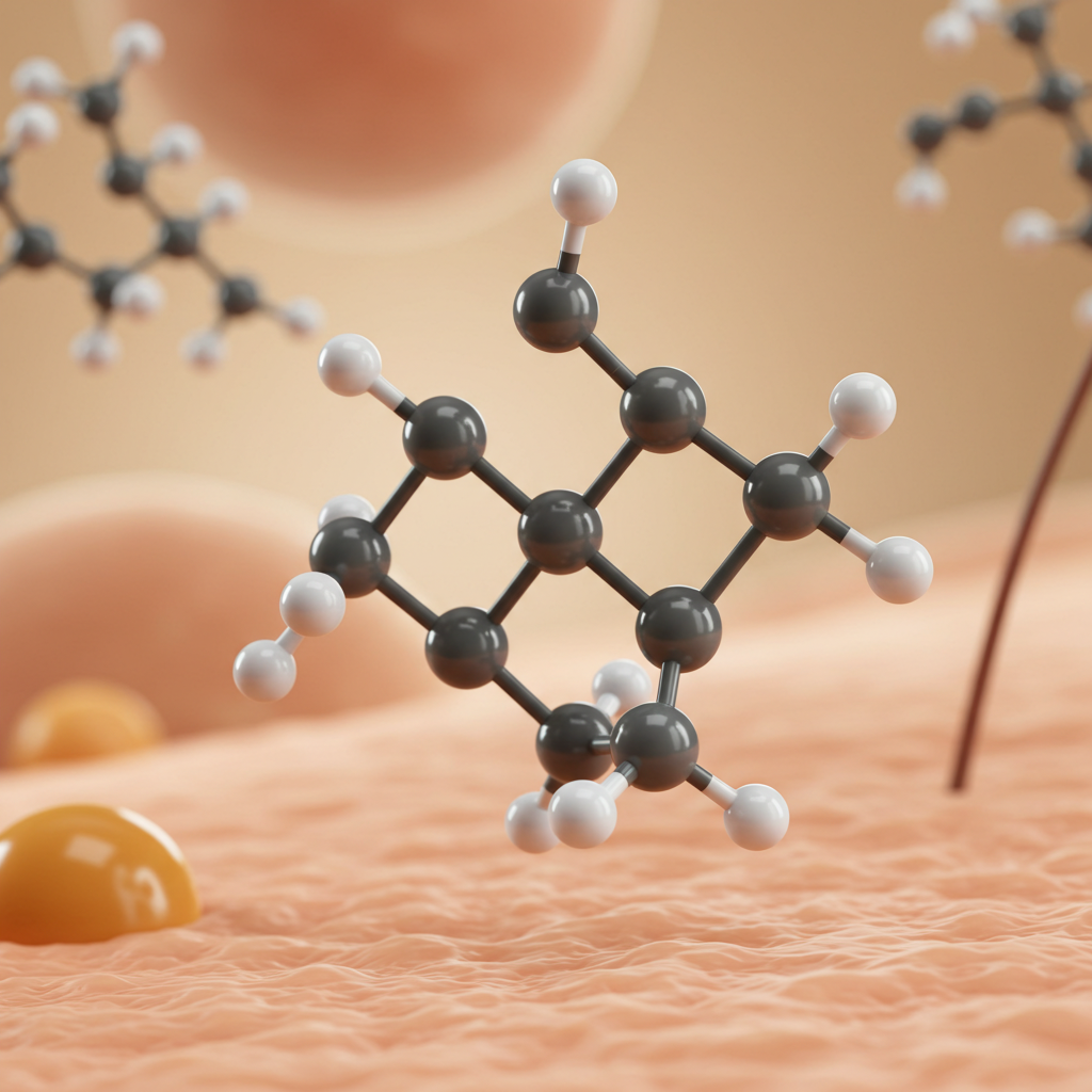 노인 냄새의 원인인 2-노네날 분자 구조