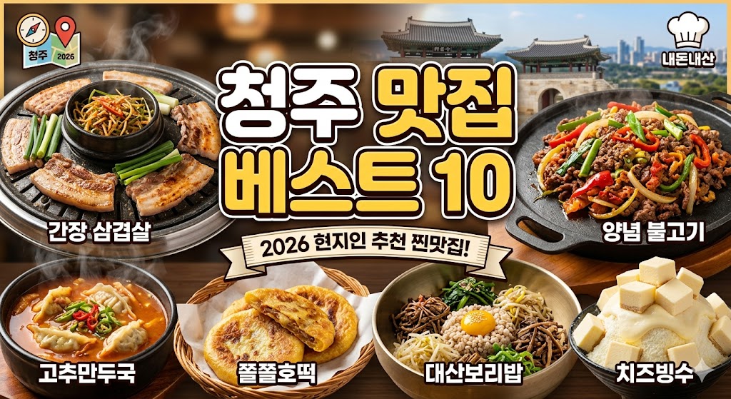 청주 맛집 베스트10