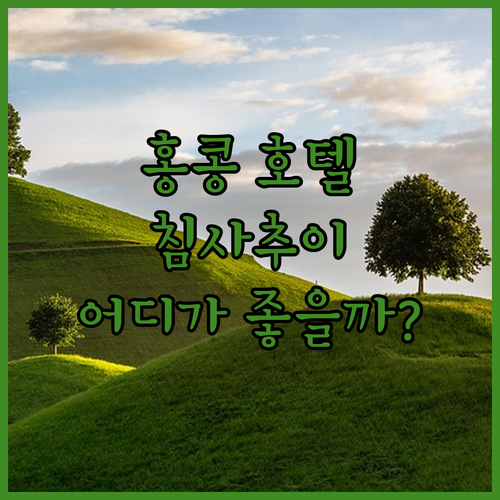 홍콩 호텔 어디가 좋을까 침사추이 인..