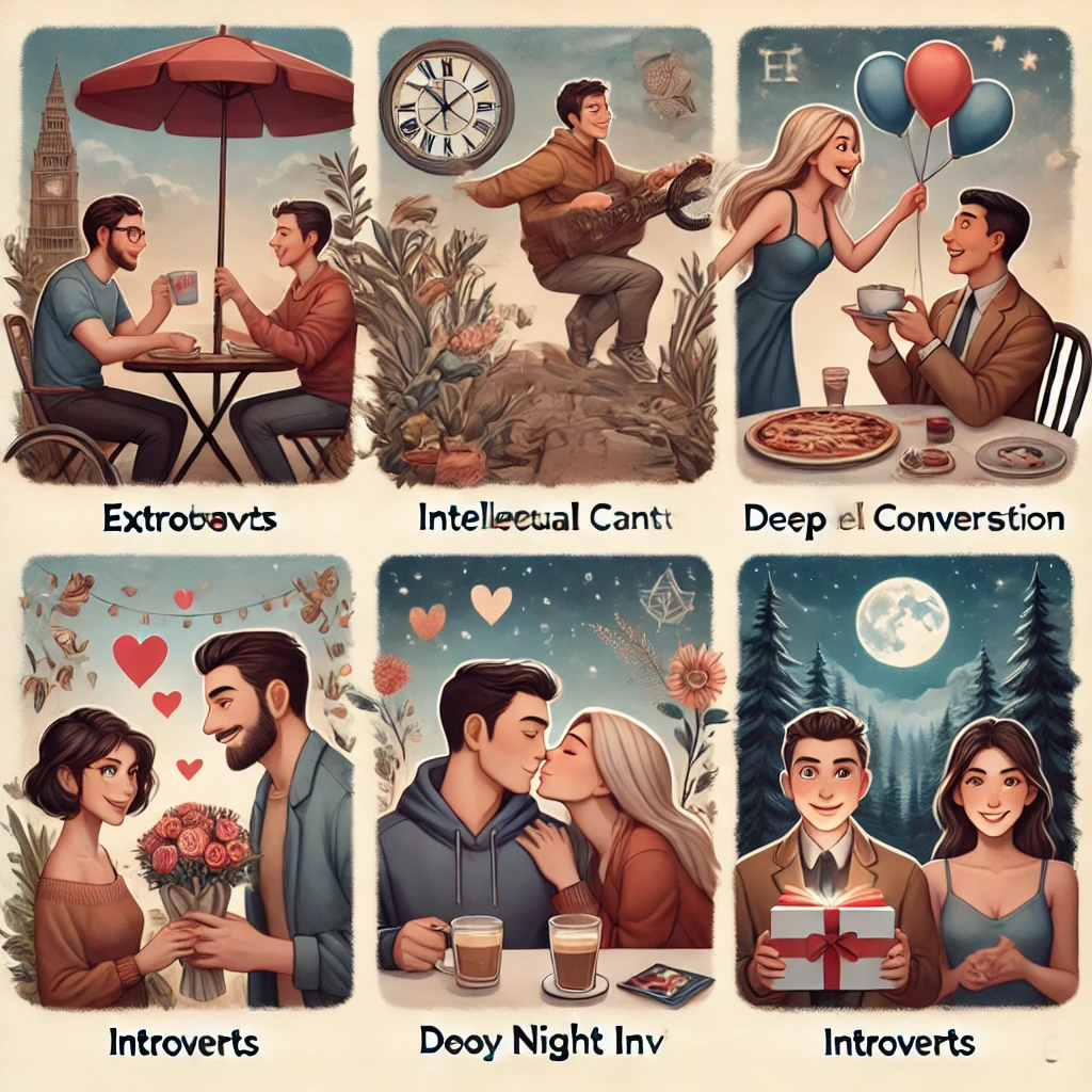 MBTI 별 연애법 이미지